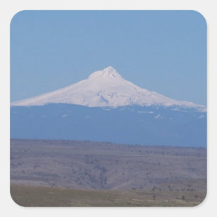 Mt. Jefferson Quadratischer Aufkleber