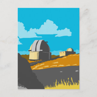 Mt John Observatory Lake Tekapo WPA Postkarte