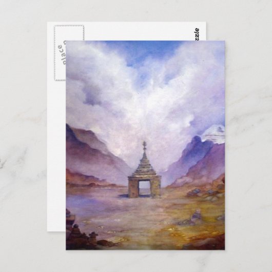 Mt Kailash Postkarten (Vorne/Hinten)