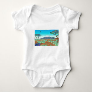 Mt Kilimanjaro Baby Strampler