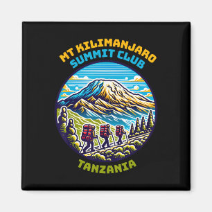 Mt Kilimanjaro Summit Club Tansania Afrikas Höchst Magnet