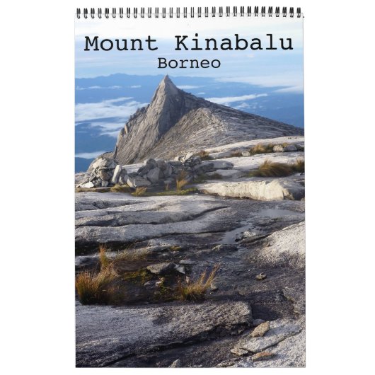Mt Kinabalu borneo Kalender (Titelbild)