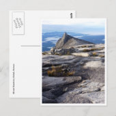 Mt Kinabalu Granit Postkarte (Vorne/Hinten)