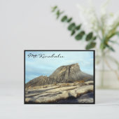 Mt Kinabalu Postkarte (Stehend Vorderseite)