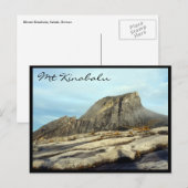 Mt Kinabalu Postkarte (Vorne/Hinten)