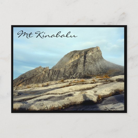 Mt Kinabalu Postkarte (Vorderseite)