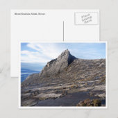 mt Kinabalu Staunen Postkarte (Vorne/Hinten)