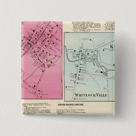Mt Kisco, Katonah, Whitlock Ville, Bedford Button (Vorderseite)
