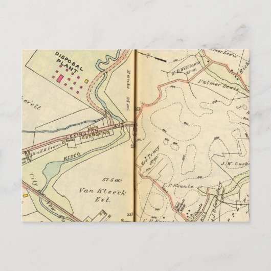 Mt. Kisco, New York 2 Postkarte (Vorderseite)