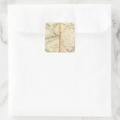 Mt. Kisco, New York 2 Quadratischer Aufkleber (Tasche)