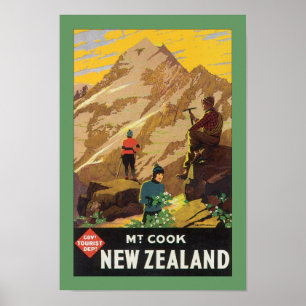 Mt-Koch Neuseeland (Grenze) Poster