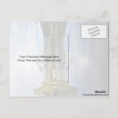 Mt. Lassen vom Manzanita Lake Postkarte (Rückseite)