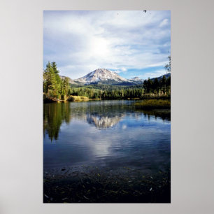 Mt. Lassen vom Manzanita See Poster