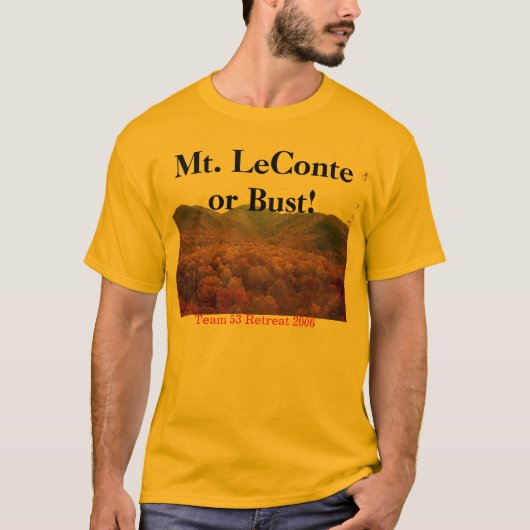 mt leconte 1, Mt. LeConte oder Fehlschlag! , T-Shirt (Vorderseite)