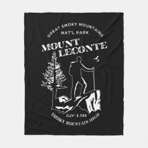 Mt Leconte Great Smoky Mountains Fleecedecke