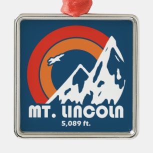 Mt. Lincoln New Hampshire Sun Eagle Ornament Aus Metall
