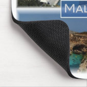 MT Malta - Industriezone Valletta im Seeverkehr - Mousepad (Ecke)