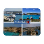 MT Malta - Valletta - Magnet (Horizontal)