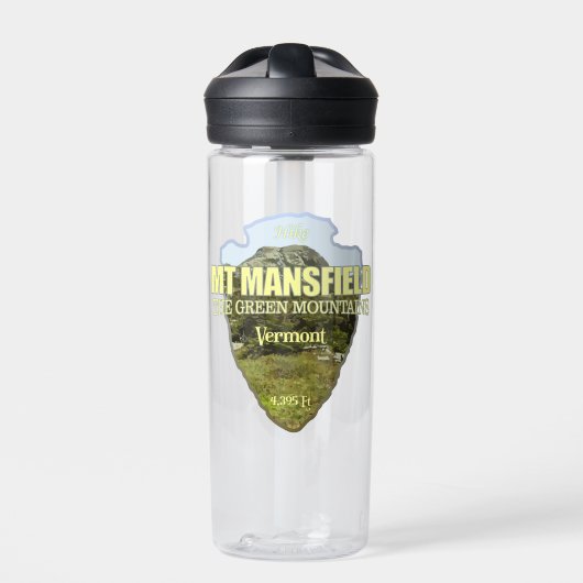 Mt Mansfield (Pfeilspitzen) Trinkflasche (Vorderseite)