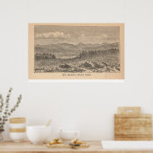 Mt. Marcy - Wolf Pond Poster (Küche)