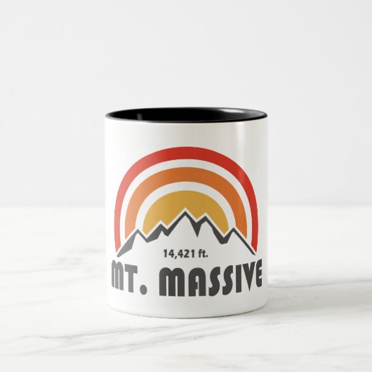 Mt. massiv zweifarbige tasse (Mittel)