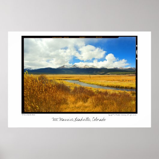 Mt. Massive, Leadville, Colorado Poster (Vorne)