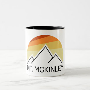 Mt. McKinley Alaska Retro Zweifarbige Tasse