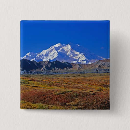 Mt. McKinley Denali Nationalpark , Alaska. Button (Vorderseite)