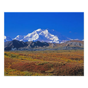 Mt. McKinley Denali Nationalpark , Alaska. Fotodruck