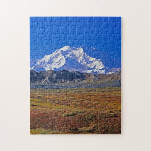 Mt. McKinley Denali Nationalpark , Alaska Puzzle (Vertikal)