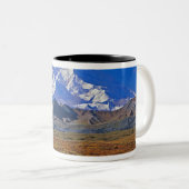 Mt. McKinley Denali Nationalpark , Alaska. Zweifarbige Tasse (VorderseiteRechts)