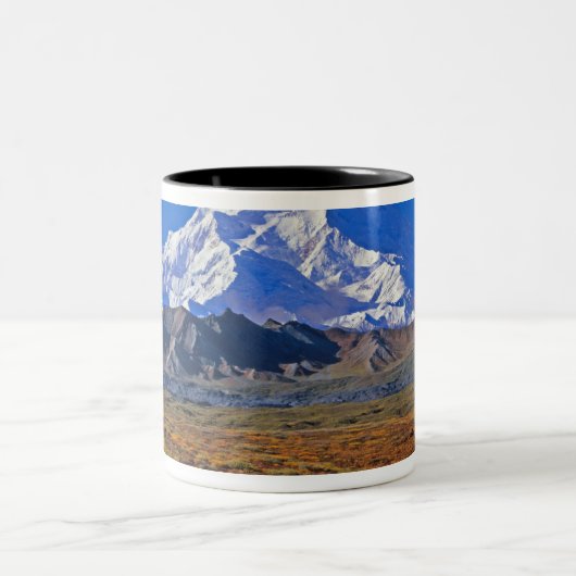 Mt. McKinley Denali Nationalpark , Alaska. Zweifarbige Tasse (Mittel)
