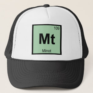 Mt - Minot North Dakota Chemie Periodensystem Truckerkappe