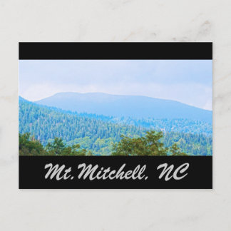 Mt. Mitchell NC Postkarte