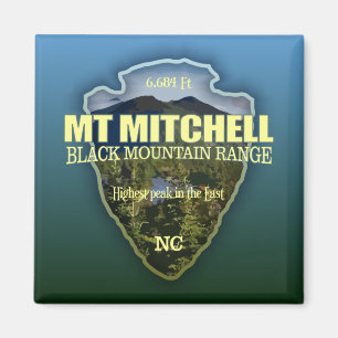 Mt Mitchell (Pfeilspitzen) Magnet