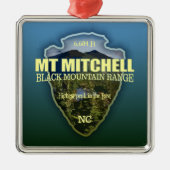 Mt Mitchell (Pfeilspitzen) Ornament Aus Metall (Vorne)
