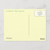 Mt. Mitchell Postkarte (Rückseite)