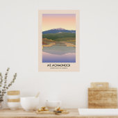 Mt Monadnock USA Reiseplakat Poster (Küche)