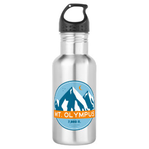 Mt. Olympus Washington Sterne Mond Edelstahlflasche