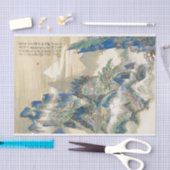 Mt.Penglai (Berg der Unsterblichen) von Tomita Kei Seidenpapier (Handwerk)