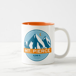 Mt. Pierce New Hampshire Sterne Mond Zweifarbige Tasse