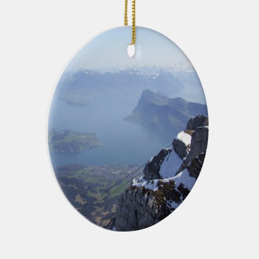Mt. Pilatus die Schweiz Keramikornament (Rechts)
