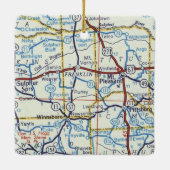 Mt Pleasant and Sulphur Springs Christmas Ornament (Rückseite)