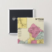Mt Pleasant, Stadt Button (Vorne & Hinten)