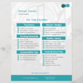 MT Pre-Trip Checkliste (Vorderseite)