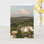 Mt. Rainer in Seattle Karte (Gelbe Blume)