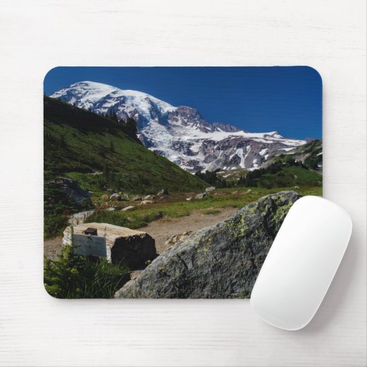 Mt Rainer Skyline Trail Mousepad (Mit Mouse)