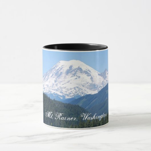 Mt. Rainer, Washington Tasse (Zentrum)