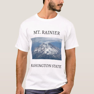 MT. Rainier Aerial Foto mit Stratus Cloud T-Shirt