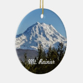 Mt. Rainier Andenken Keramik Ornament (Rechts)